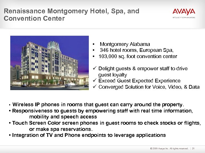 Renaissance Montgomery Hotel, Spa, and Convention Center • Montgomery Alabama • 346 hotel rooms,