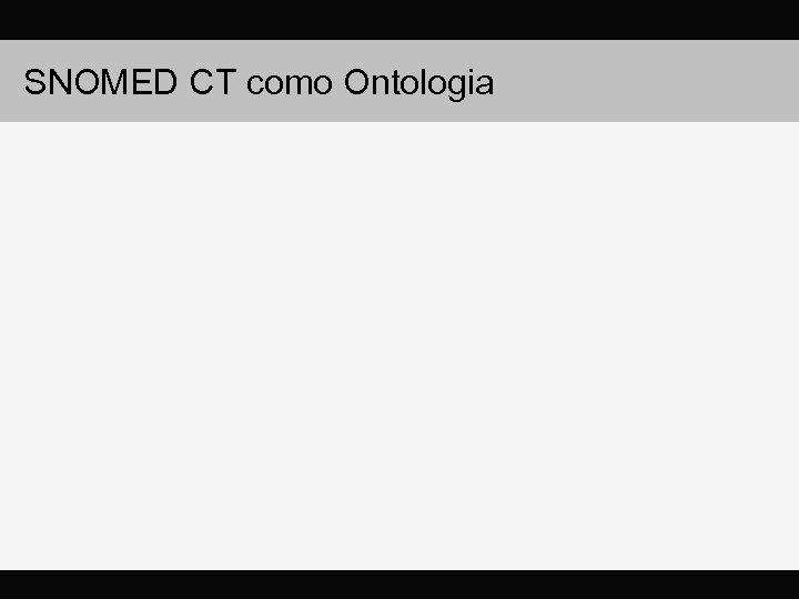 SNOMED CT como Ontologia 
