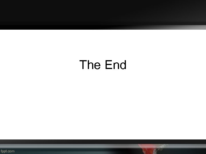 The End 