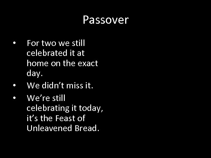 Passover • • • For two we still celebrated it at home on the