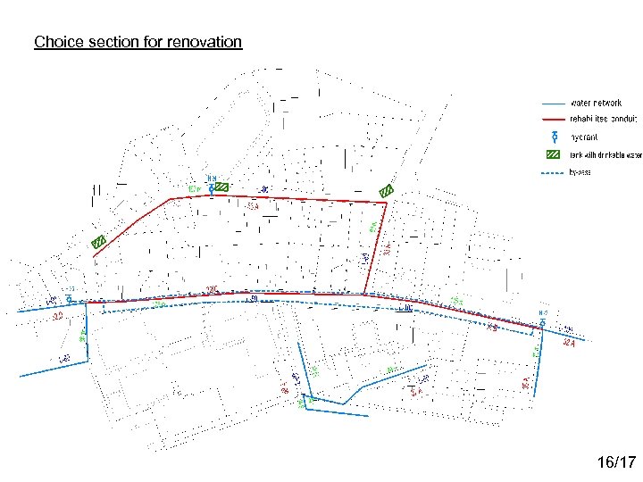 Choice section for renovation 16/17 