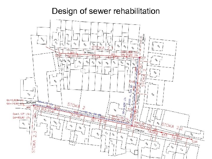 Design of sewer rehabilitation 