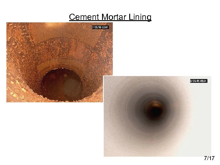 Cement Mortar Lining 7/17 