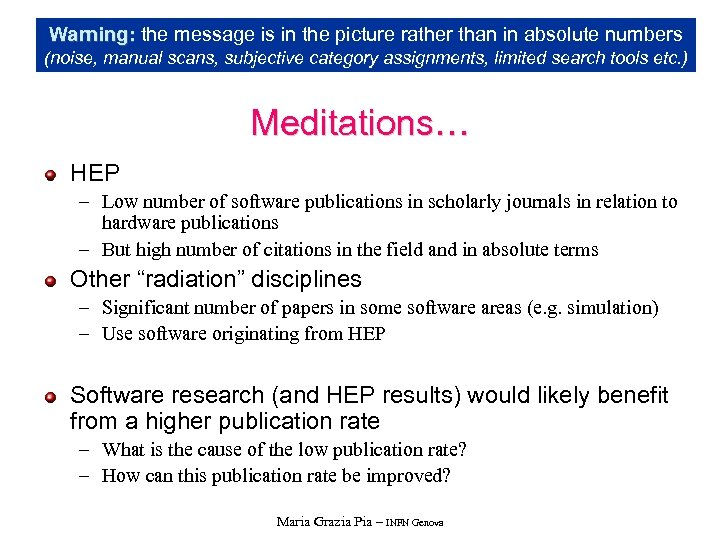 Warning: the message is in the picture rather than in absolute numbers Warning: (noise,