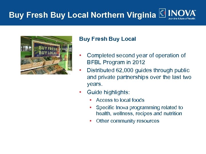 Buy Fresh Buy Local Northern Virginia Buy Fresh Buy Local • Completed second year