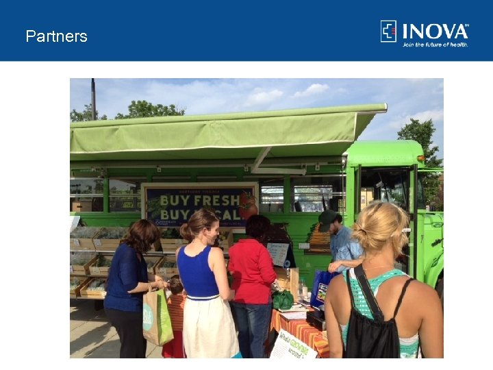 Partners • • • Parks Departments Whole Foods Market Local Governments Schools Farmers’ Markets