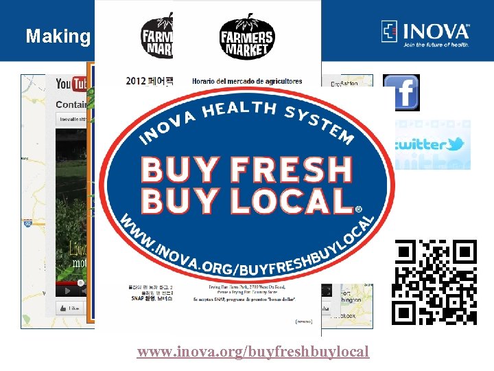 Making Information Accessible www. inova. org/buyfreshbuylocal 
