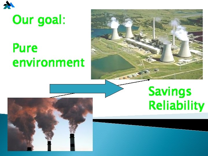 Our goal: Pure environment Savings Reliability 