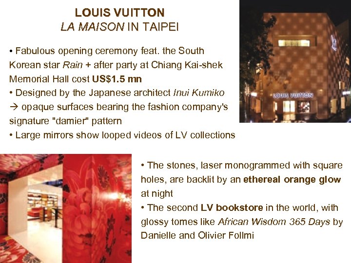 LOUIS VUITTON LA MAISON IN TAIPEI • Fabulous opening ceremony feat. the South Korean