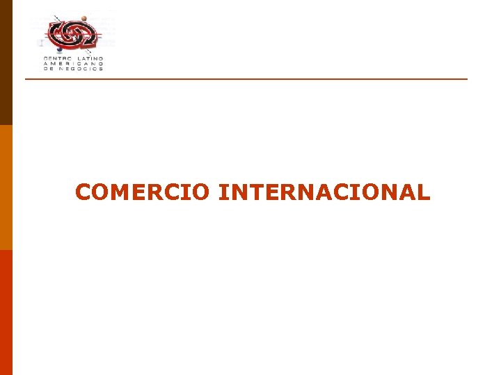 COMERCIO INTERNACIONAL 
