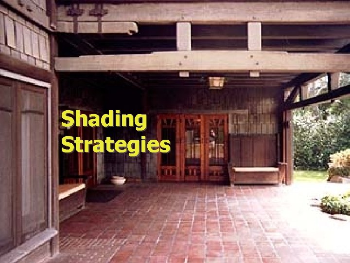 Shading Strategies 