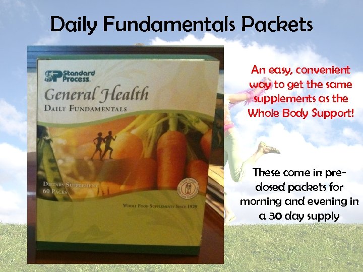 Daily Fundamentals Packets An easy, convenient way to get the same supplements as the