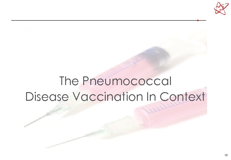 The Pneumococcal Disease Vaccination In Context 15 