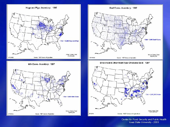 Center for Food Security and Public Health Iowa State University - 2003 