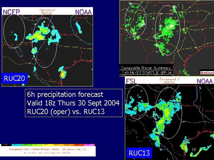 RUC 20 6 h precipitation forecast Valid 18 z Thurs 30 Sept 2004 RUC