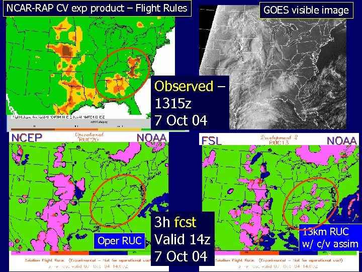 NCAR-RAP CV exp product – Flight Rules GOES visible image Observed – 1315 z