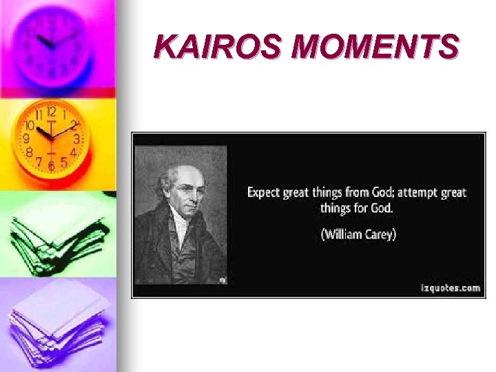 KAIROS MOMENTS 