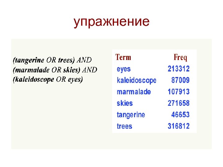 упражнение 