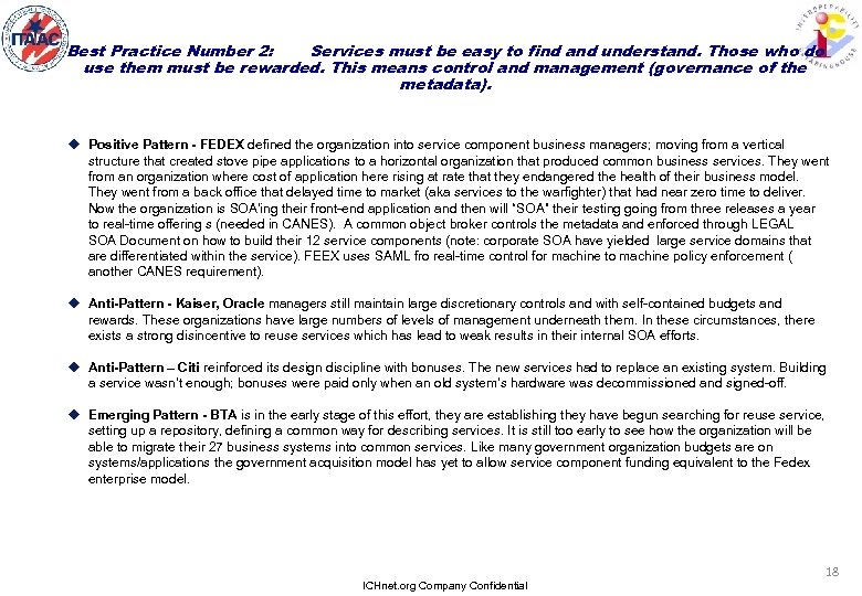 Best Practice Number 2: Services must be easy to find and understand. Those who