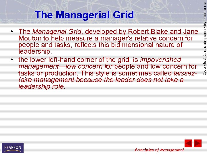  • The Managerial Grid, developed by Robert Blake and Jane Mouton to help