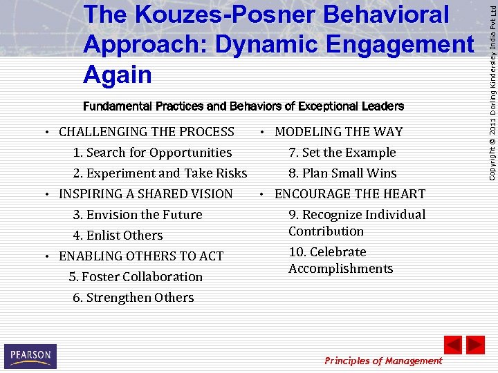 Fundamental Practices and Behaviors of Exceptional Leaders CHALLENGING THE PROCESS MODELING THE WAY 1.