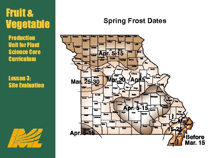 Fruit & Vegetable Production Unit for Plant Science Core Curriculum Lesson 3: Site Evaluation