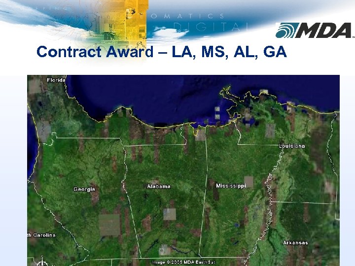 Contract Award – LA, MS, AL, GA 