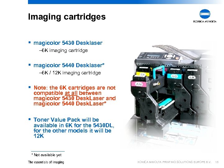 Imaging cartridges § magicolor 5430 Desklaser – 6 K imaging cartridge § magicolor 5440