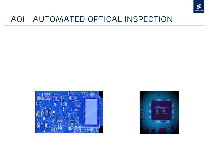 AOI - Automated Optical Inspection 