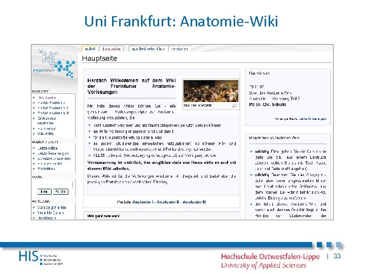 Uni Frankfurt: Anatomie-Wiki | 33 