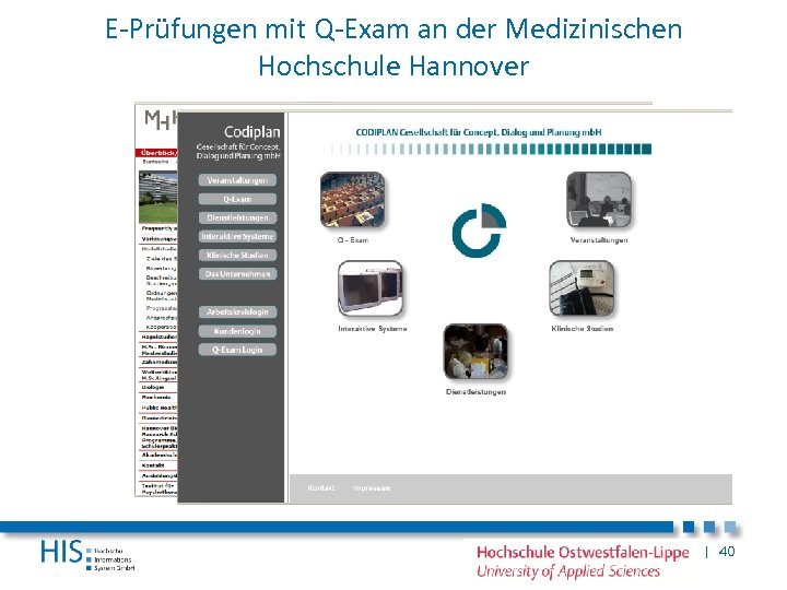 E-Prüfungen mit Q-Exam an der Medizinischen Hochschule Hannover | 40 