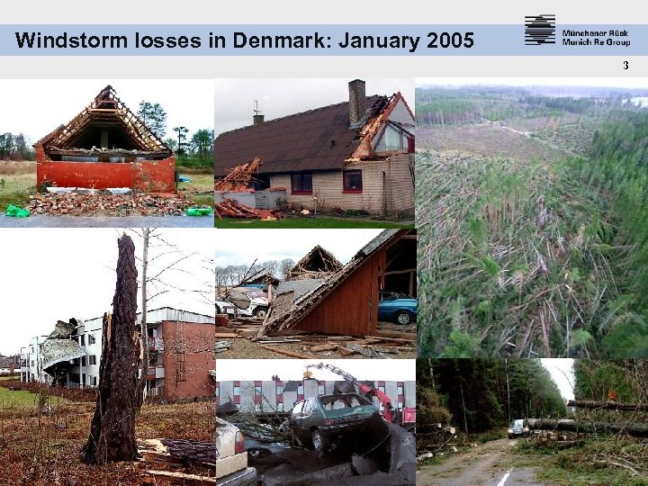 Windstorm losses in Denmark: January 2005 3 - High susceptibility of modern societies, infrastructures