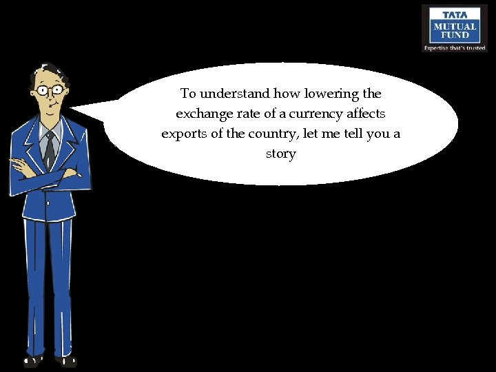 To understand how lowering the exchange rate of a currency affects exports of the