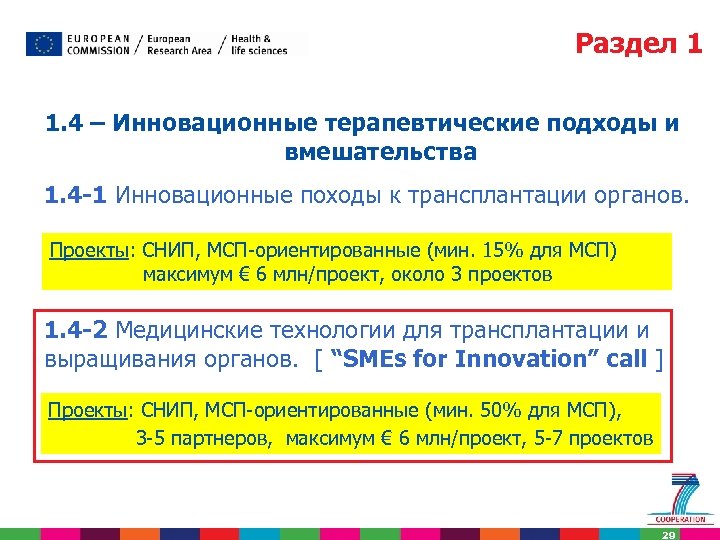 Раздел 1 1. 4 – Инновационные терапевтические подходы и вмешательства 1. 4 -1 Инновационные