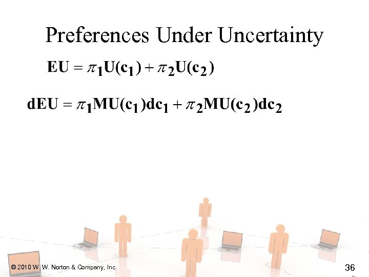 Preferences Under Uncertainty © 2010 W. W. Norton & Company, Inc. 36 