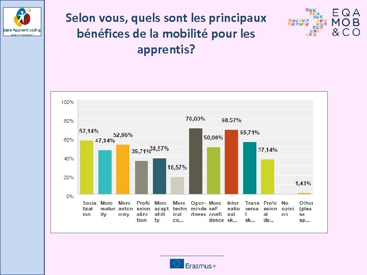 Selon vous, quels sont les principaux bénéfices de la mobilité pour les apprentis? 