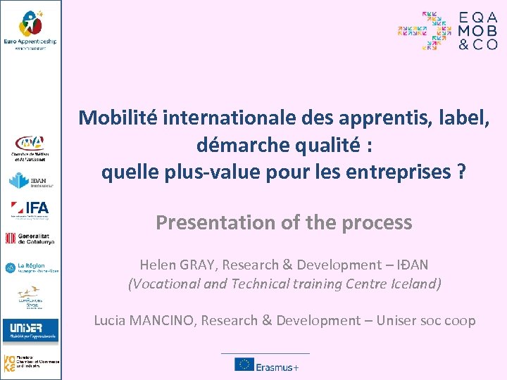 Mobilité internationale des apprentis, label, démarche qualité : quelle plus-value pour les entreprises ?