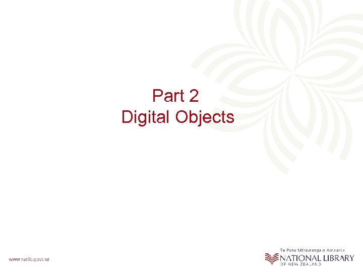 Part 2 Digital Objects 