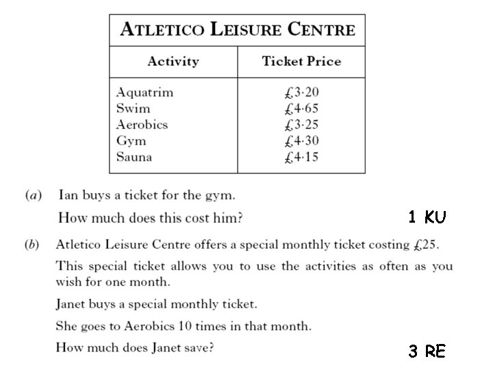 1 KU 3 RE 