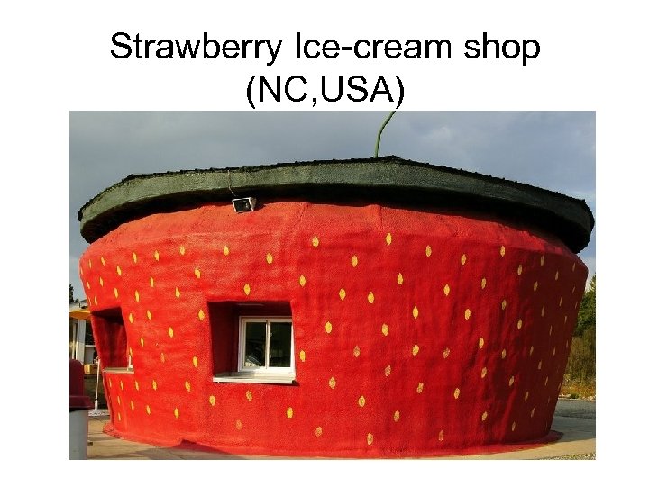 Strawberry Ice-cream shop (NC, USA) 
