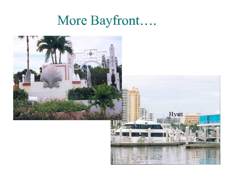 More Bayfront…. Hyatt 