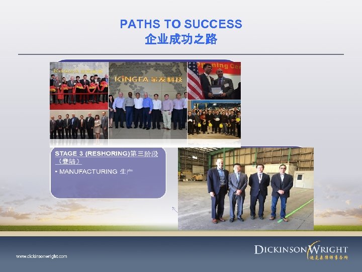 PATHS TO SUCCESS 企业成功之路 