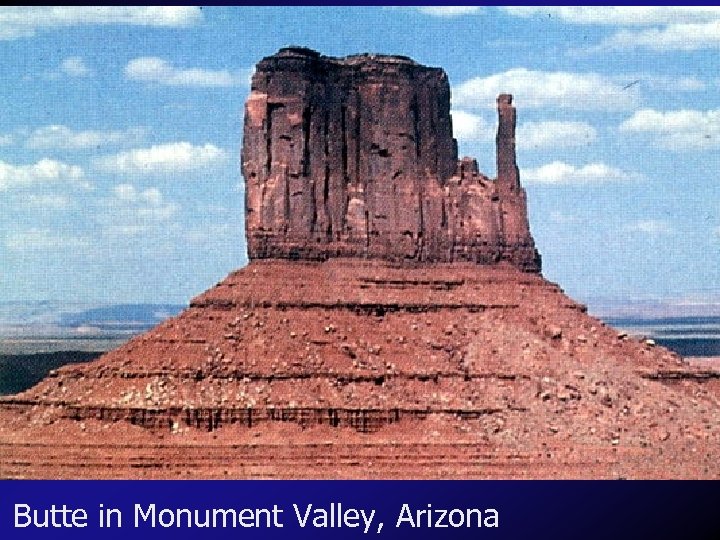 Butte in Monument Valley, Arizona 