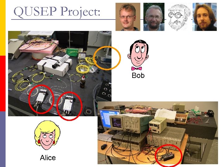QUSEP Project: Bob Alice 37 / 38 