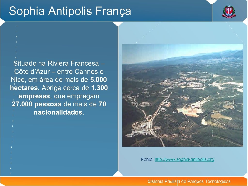 Sophia Antipolis França Situado na Riviera Francesa – Côte d’Azur – entre Cannes e