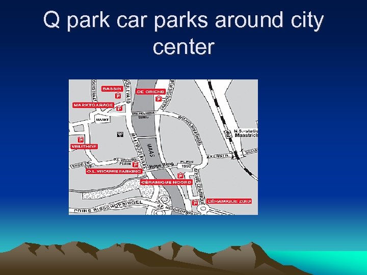Q park car parks around city center 
