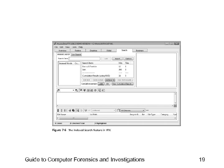 Guide to Computer Forensics and Investigations 19 