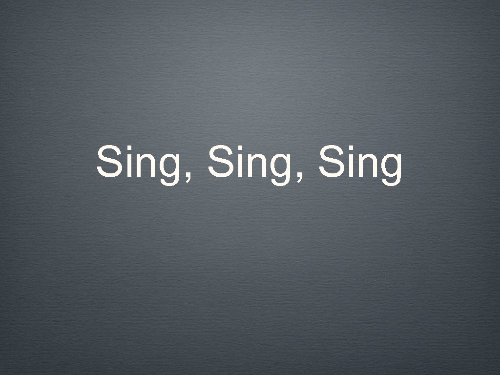 Sing, Sing 