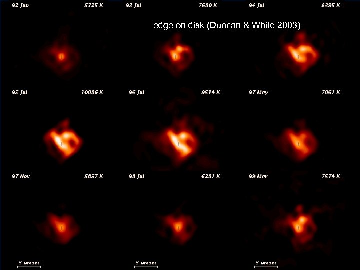 edge on disk (Duncan & White 2003) 