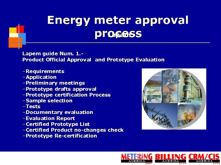 Energy meter approval process Lapem guide Num. 1. Product Official Approval and Prototype Evaluation